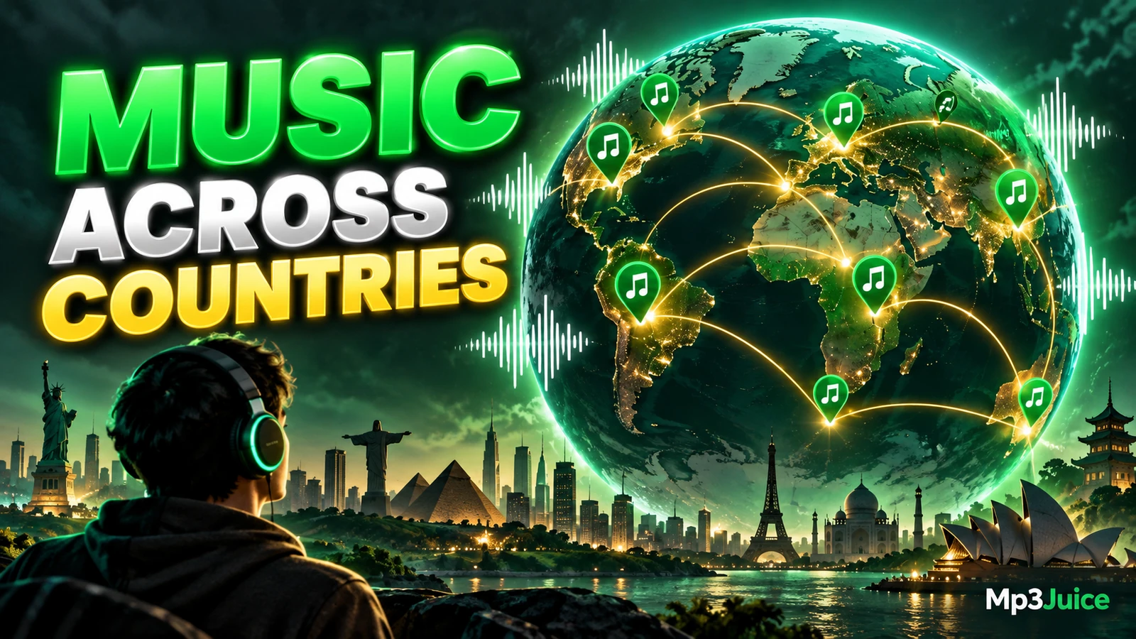 How Mp3Juice Search Behavior Varies by Country