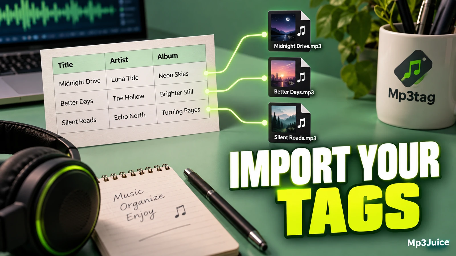 Import Music Tags from a Text Table with Mp3tag
